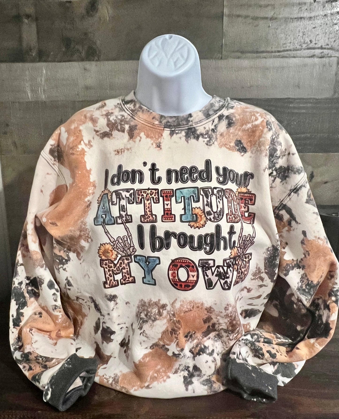 I don't need your attitude